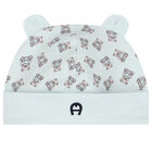 Pink & White Logo Babygrow Set, 3, hi-res