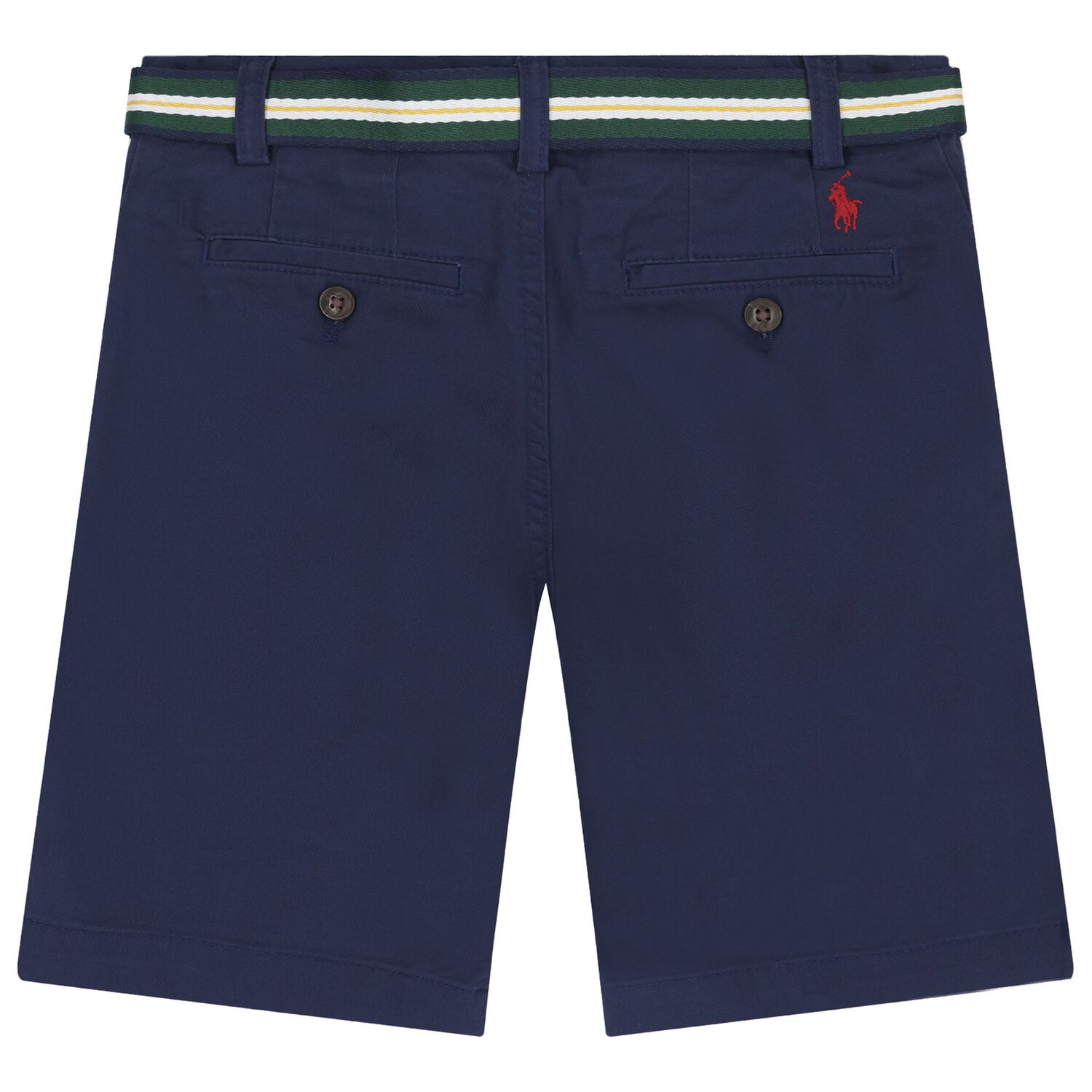 Boys Navy Blue Logo Shorts, 1, hi-res