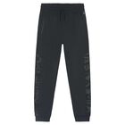 Boys Black Joggers, 2, hi-res