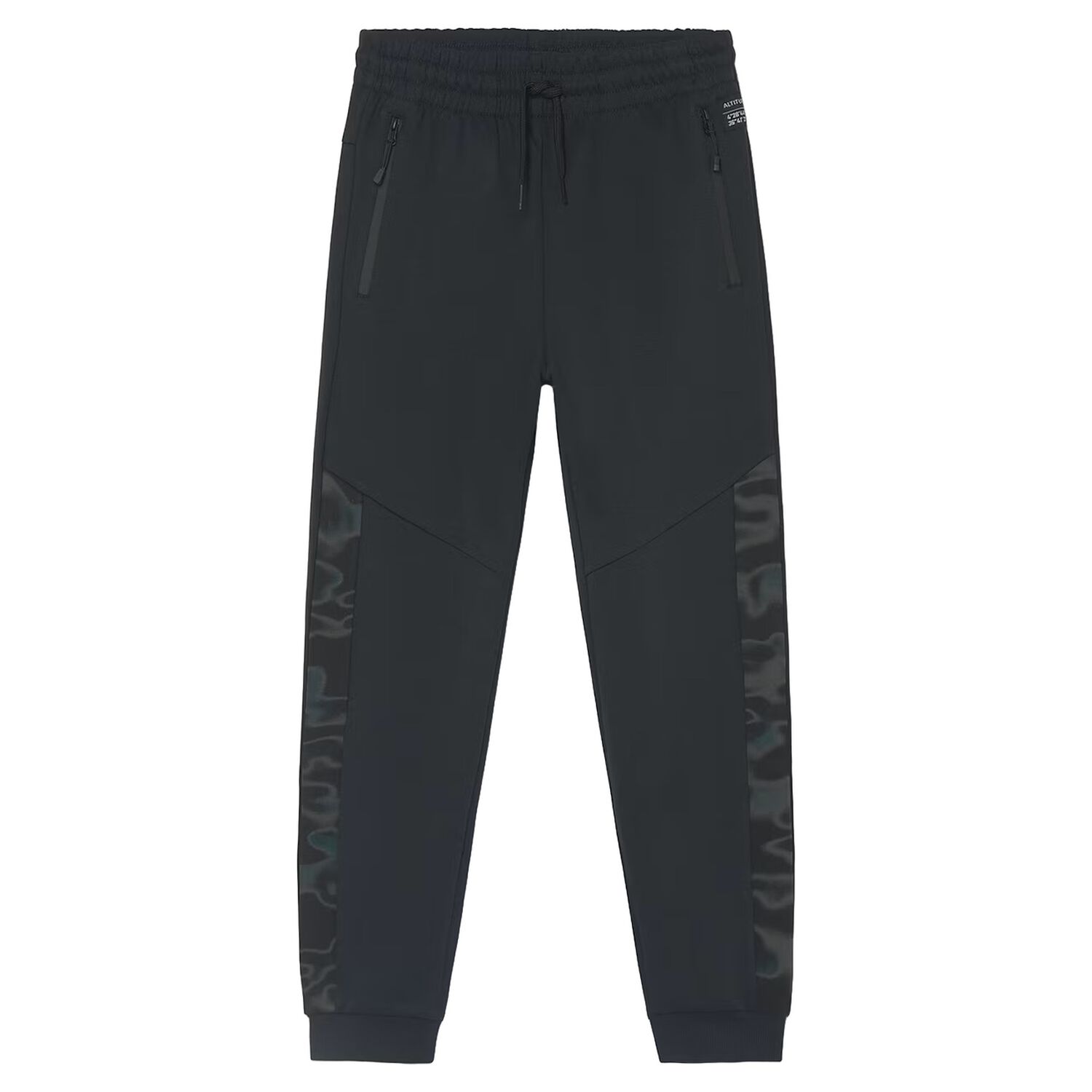 Boys Black Joggers, 2, hi-res