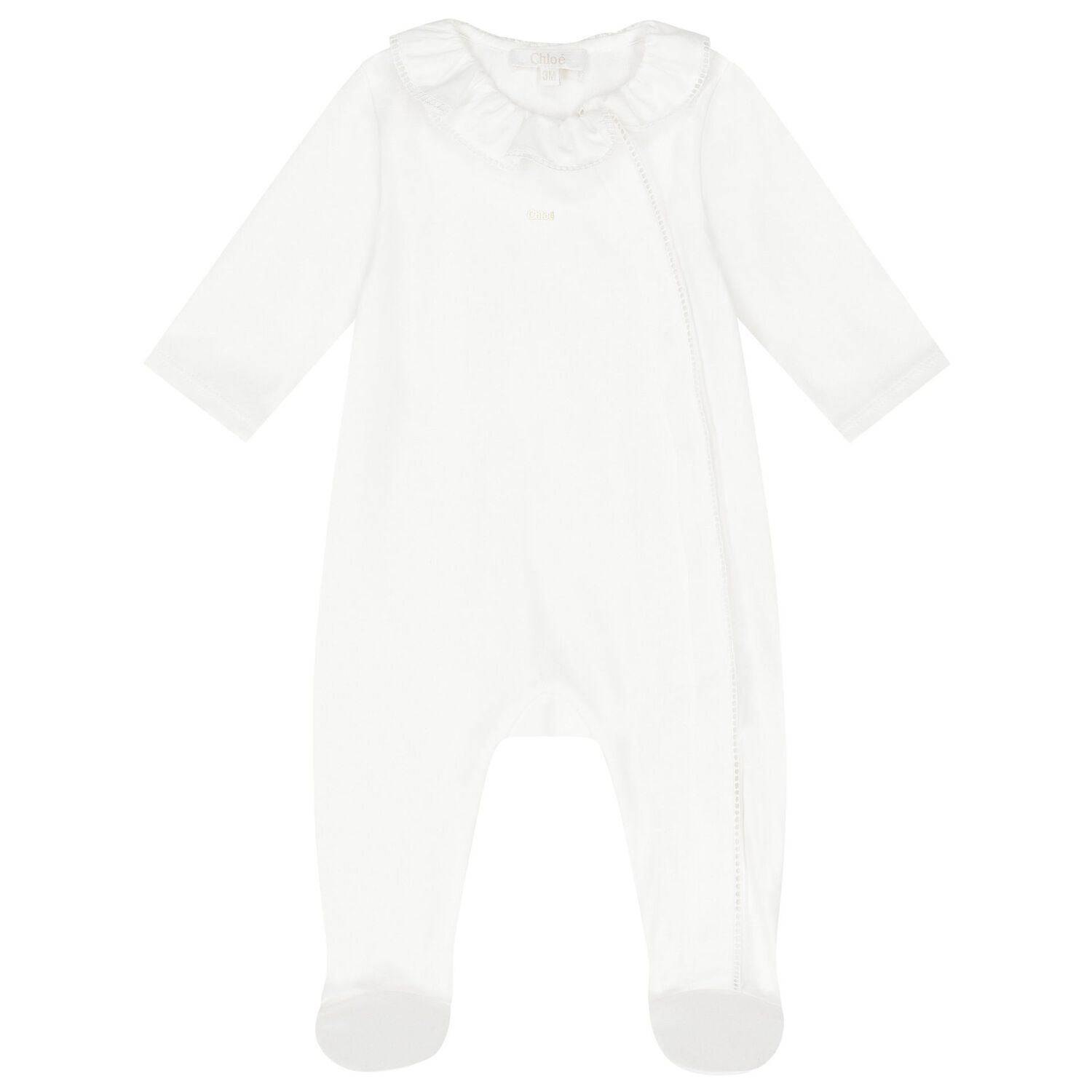 Baby Girls Ivory Logo Babygrow Gift Set, 1, hi-res image number null