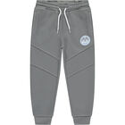 Boys Grey Logo Tracksuit, 1, hi-res