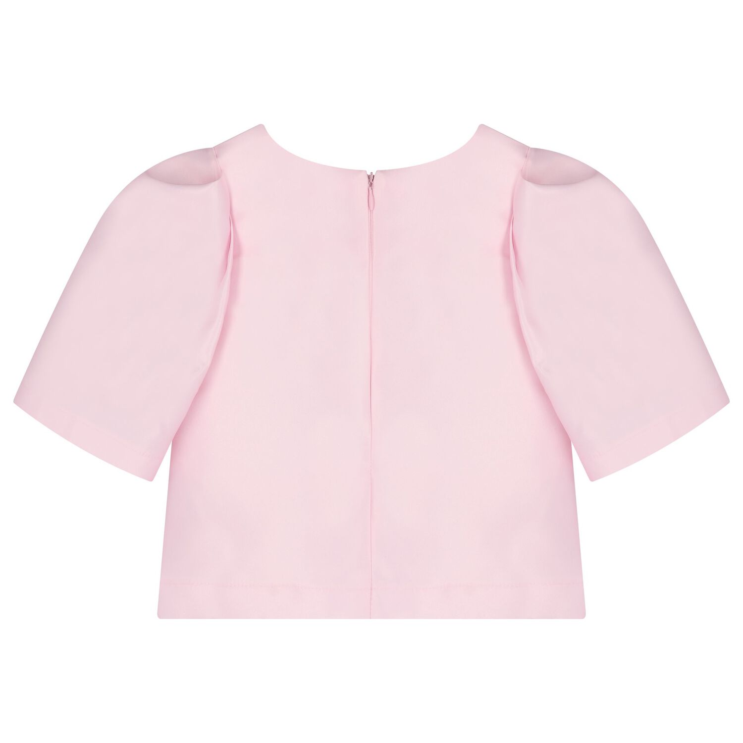 Girls Pink Floral Satin Skirt Set, 1, hi-res