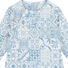 Baby Boys Blue & White Babygrow, 1, hi-res