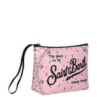 Girls Pink Logo Pouch, 1, hi-res