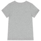 Grey Teddy Bear Logo T-Shirt, 7, hi-res