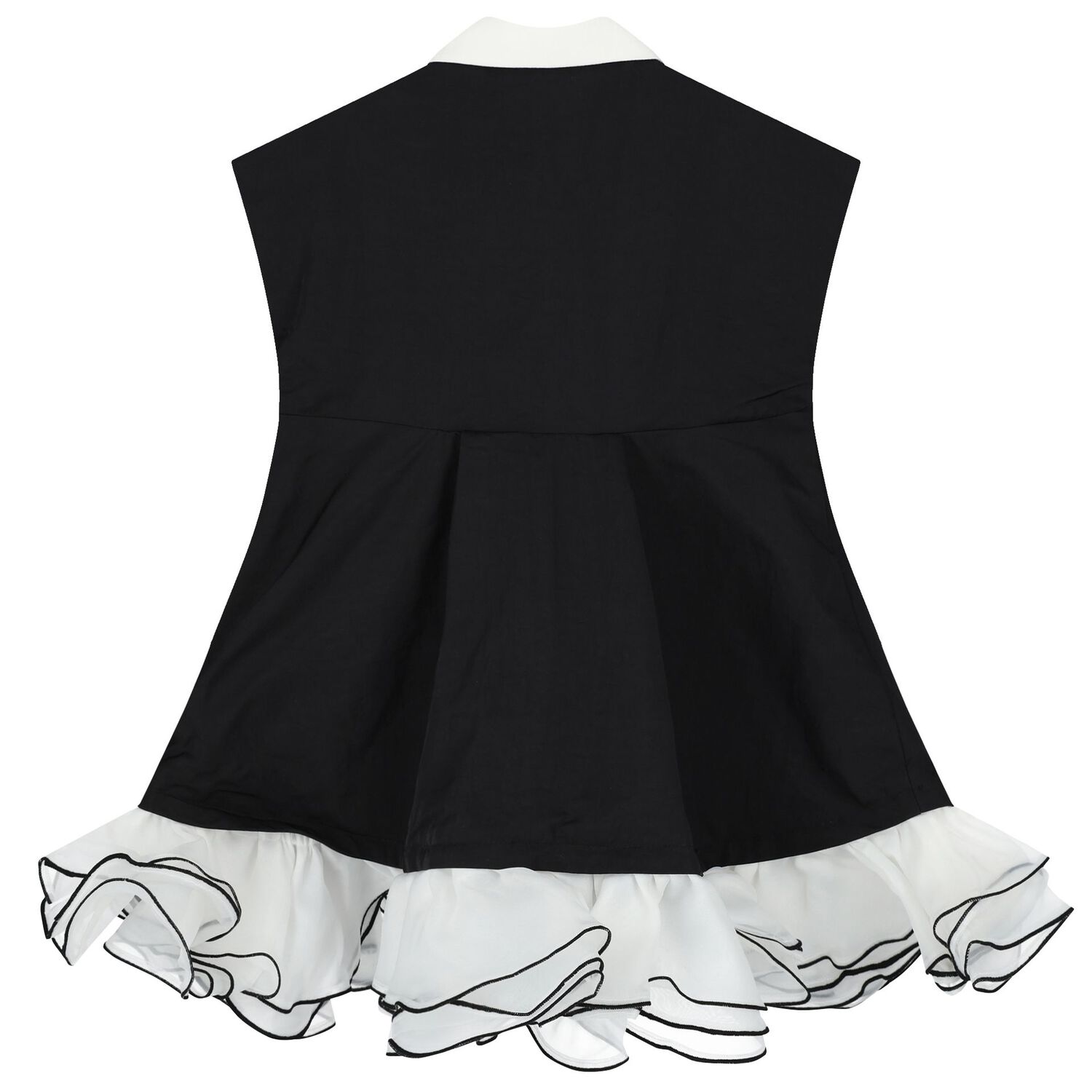 Girls Black & White Dress, 1, hi-res