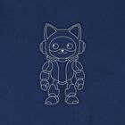 Boys Blue Robot Sweatshirt, 1, hi-res
