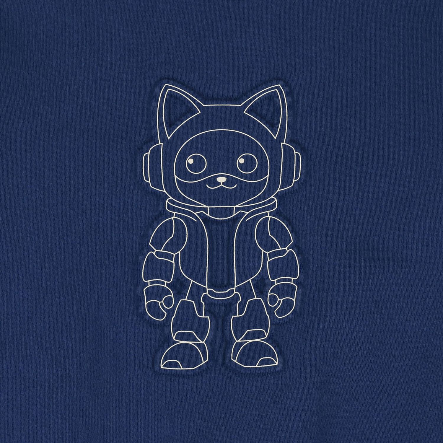 Boys Blue Robot Sweatshirt, 1, hi-res