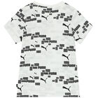 Boys White Logo T-Shirt, 1, hi-res