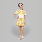 Girls White & Yellow Majolica T-Shirt, 1, hi-res