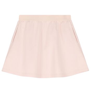 Girls Pink Jersey Flared Skirt