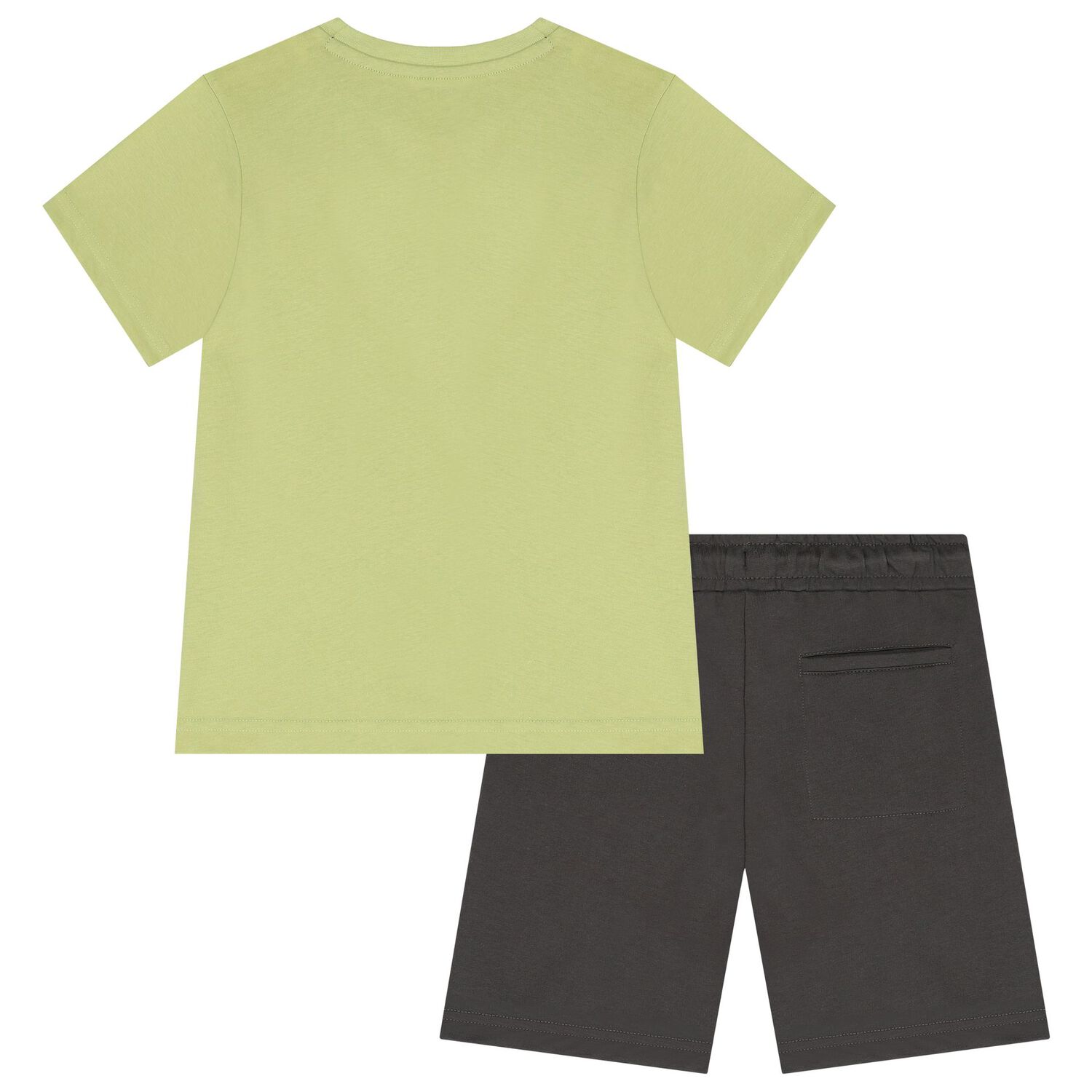 Boys Green & Grey Shorts Set, 2, hi-res image number null