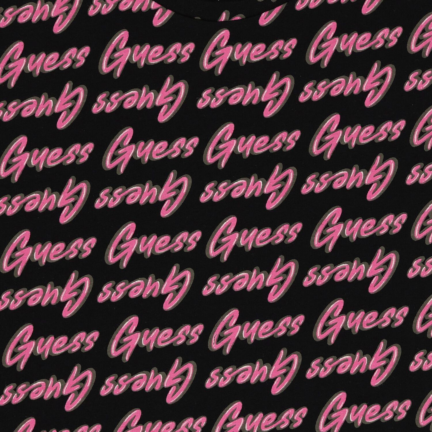 Girls Black & Pink Logo T-Shirt, 1, hi-res image number null