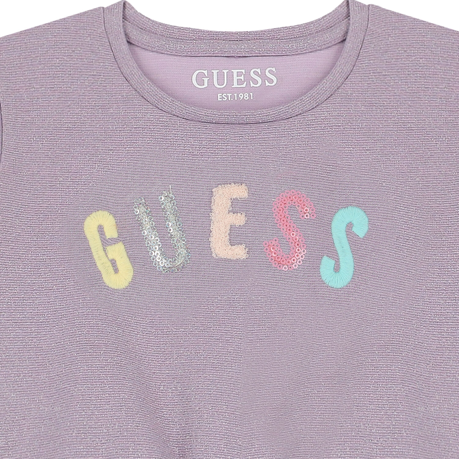 Girls Purple Logo Dress, 1, hi-res