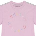 Girls Purple Logo T-Shirt, 2, hi-res