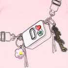 Baby Girls Pink Bag Romper, 1, hi-res