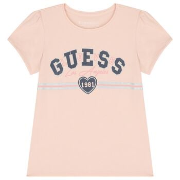 Girls Pink Logo T-Shirt