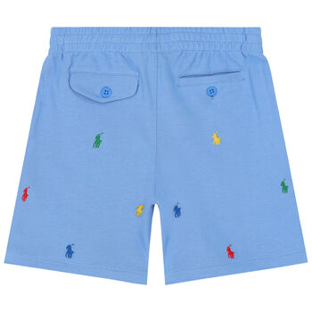 Boys Blue Logo Shorts