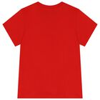 Red Teddy Bear Logo T-Shirt, 4, hi-res