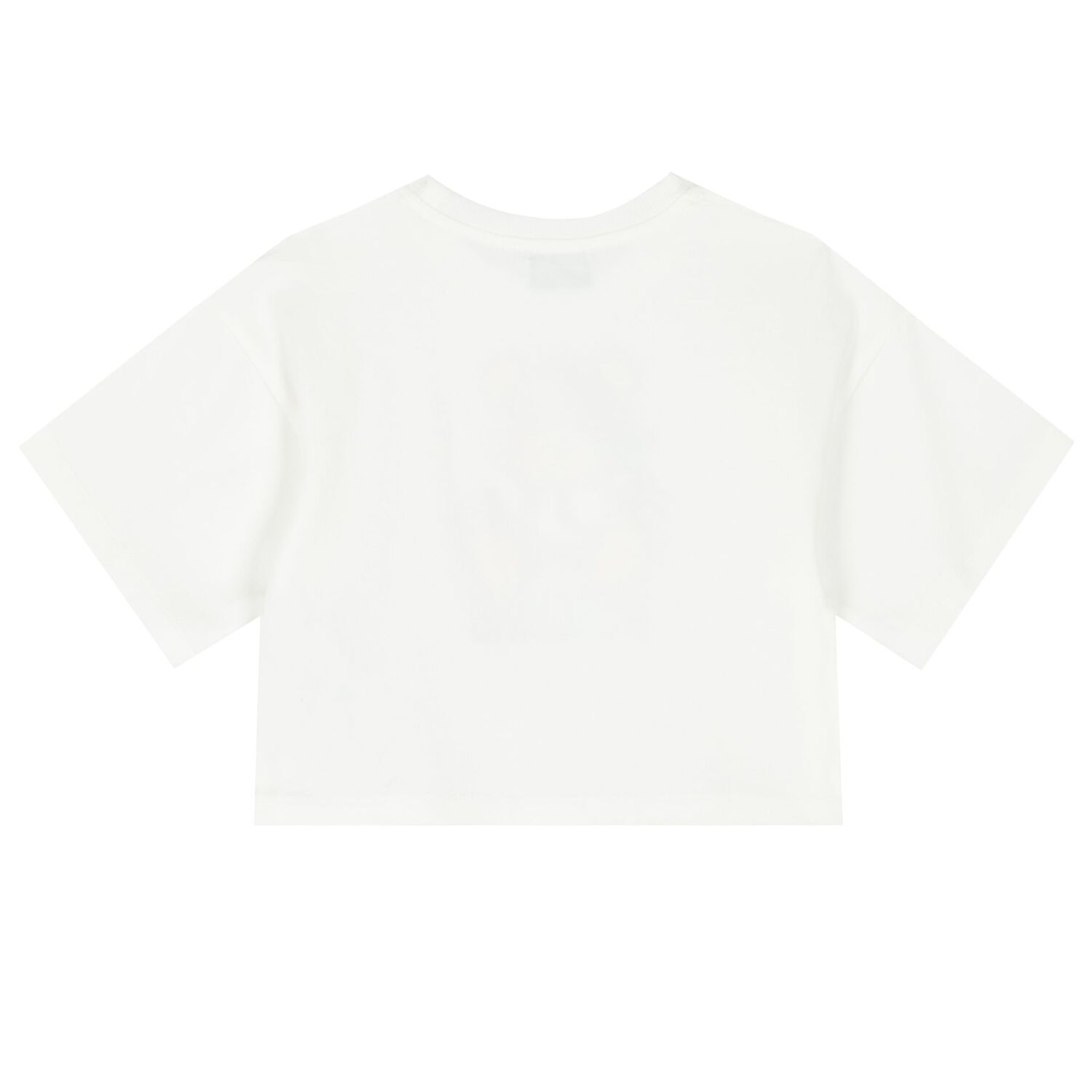 Girls Ivory Teddy Bear Logo T-Shirt, 1, hi-res