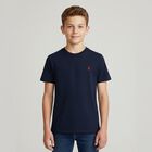 Boys Navy Logo T-Shirt, 3, hi-res