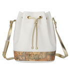 Girls White Logo Shoulder Bag, 1, hi-res