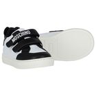 Black & White Teddy Bear Trainers, 1, hi-res