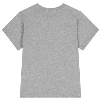 Grey Teddy Bear Logo T-Shirt