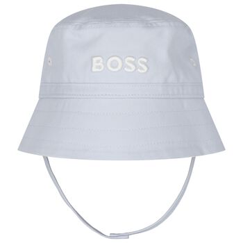 Baby Boys Blue Logo Hat