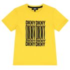 Boys Yellow Logo T-Shirt, 1, hi-res