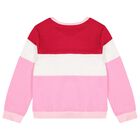 Girls Pink Logo Sweatshirt, 1, hi-res