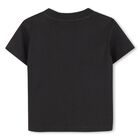 Younger Boys Black Tiger Logo T-Shirt, 2, hi-res