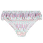 Girls Multi-Coloured Ruffled Bikini, 1, hi-res