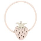 Girls Pink & Ivory Strawberry Ponies, 1, hi-res