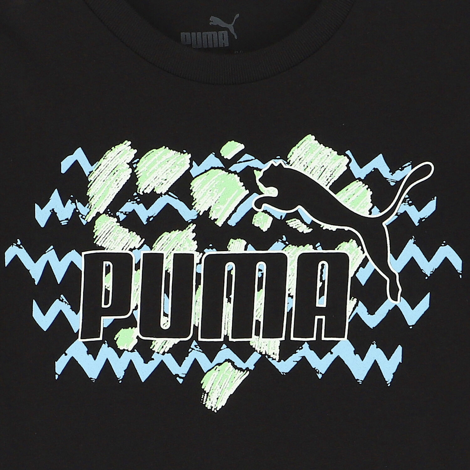 Boys Black Logo T-Shirt, 1, hi-res