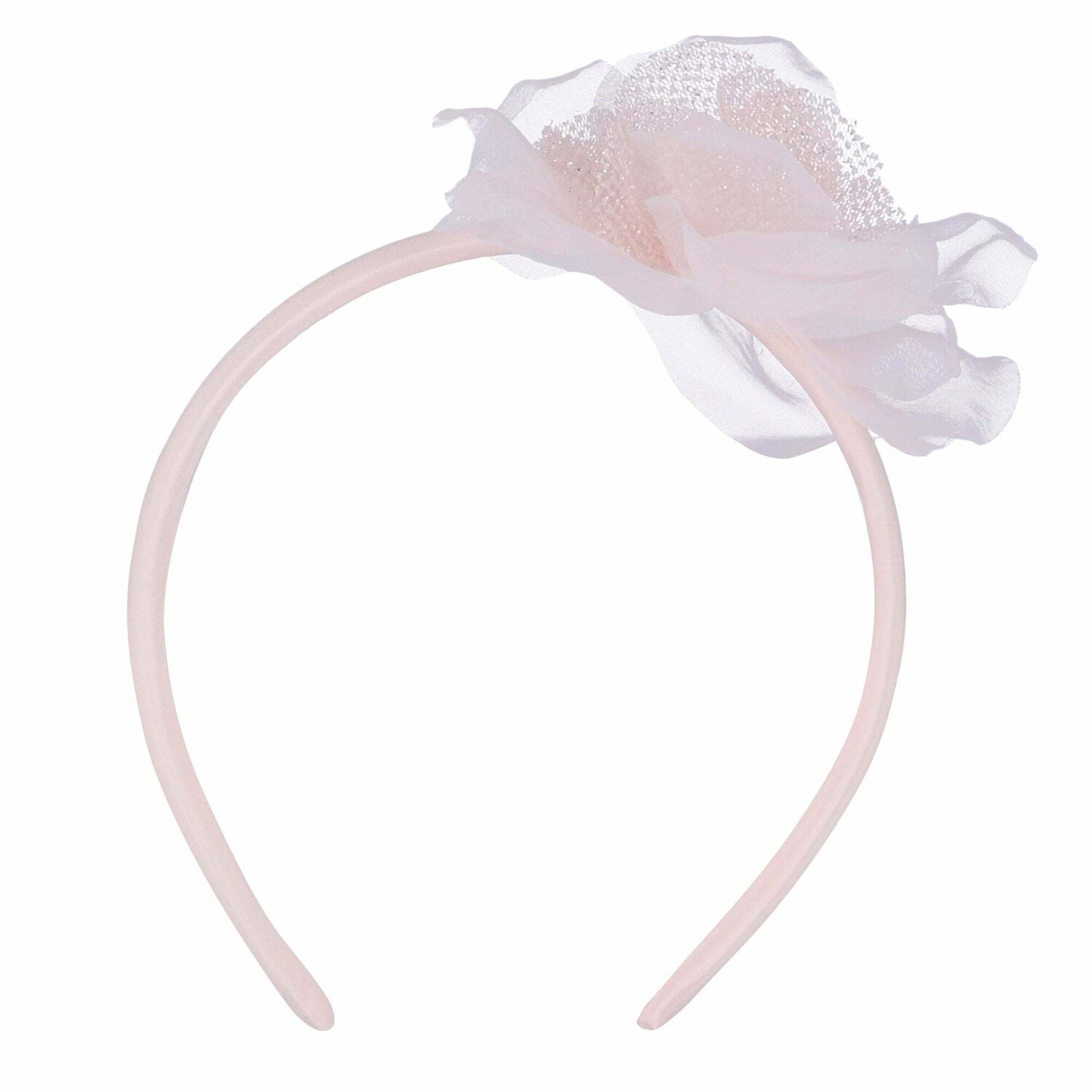 Girls Pink Flower Headband, 1, hi-res image number null