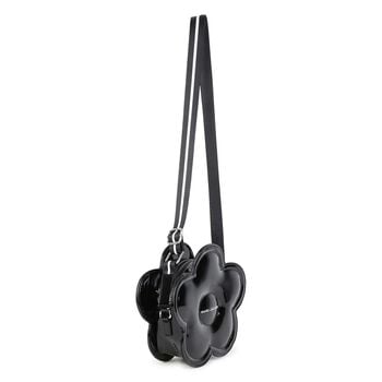 Girls Black Daisy Logo Handbag ( 19cm )