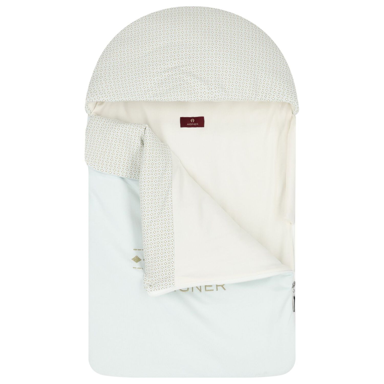 Baby Boys Blue & Gold Logo Nest, 2, hi-res