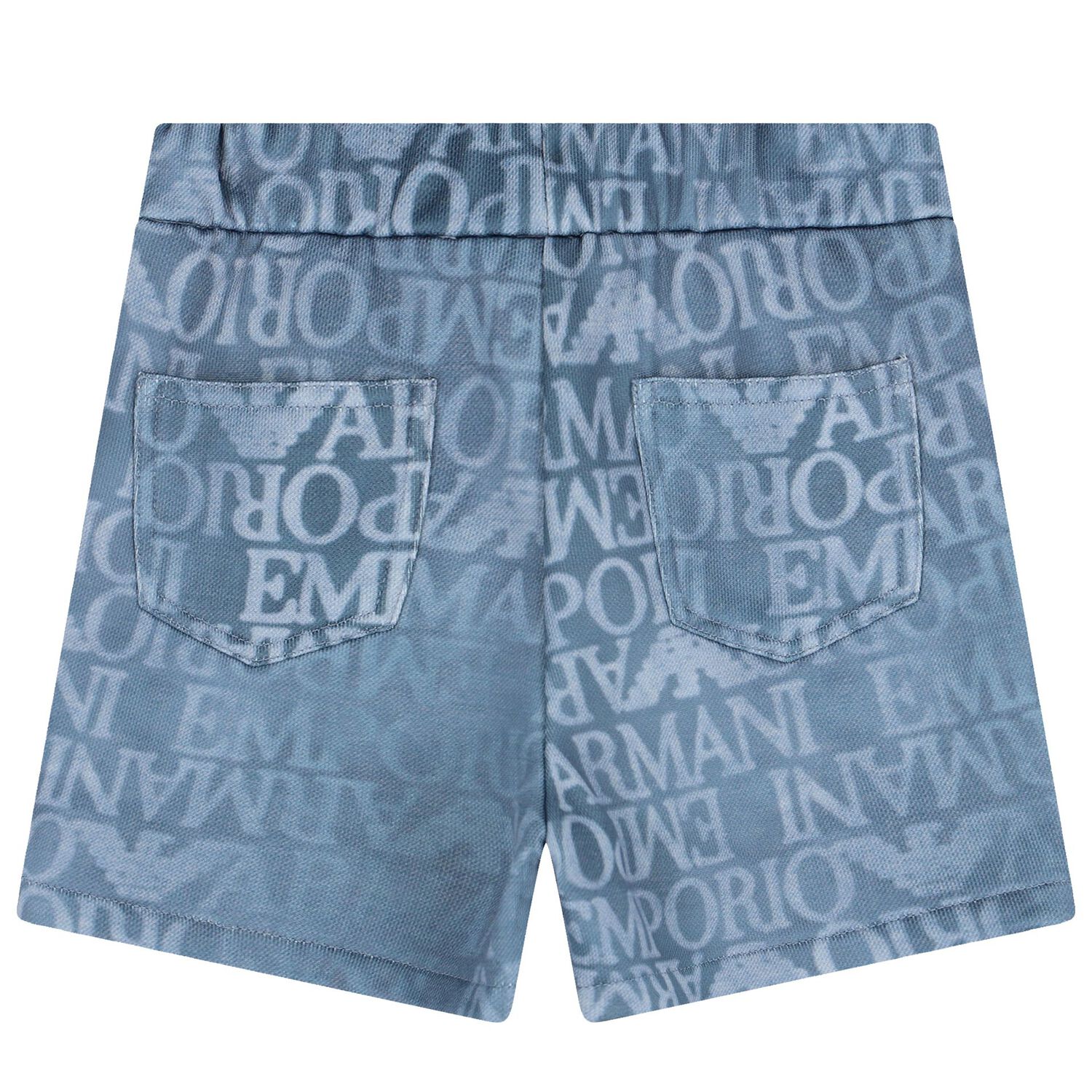 Younger Boys Blue Logo Shorts, 1, hi-res image number null