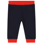 Baby Boys Navy Blue Teddy Bear Logo Tracksuit (3 Piece), 1, hi-res