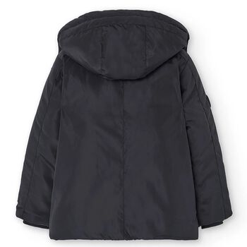 Boys Black Padded Puffer Jacket
