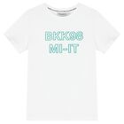 Boys White & Green Logo Shorts Set, 1, hi-res