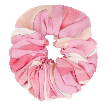 Girls Pink & Ivory Iride Scrunchie
