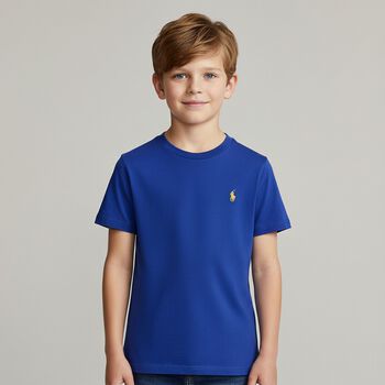 Boys Blue Logo T-Shirt