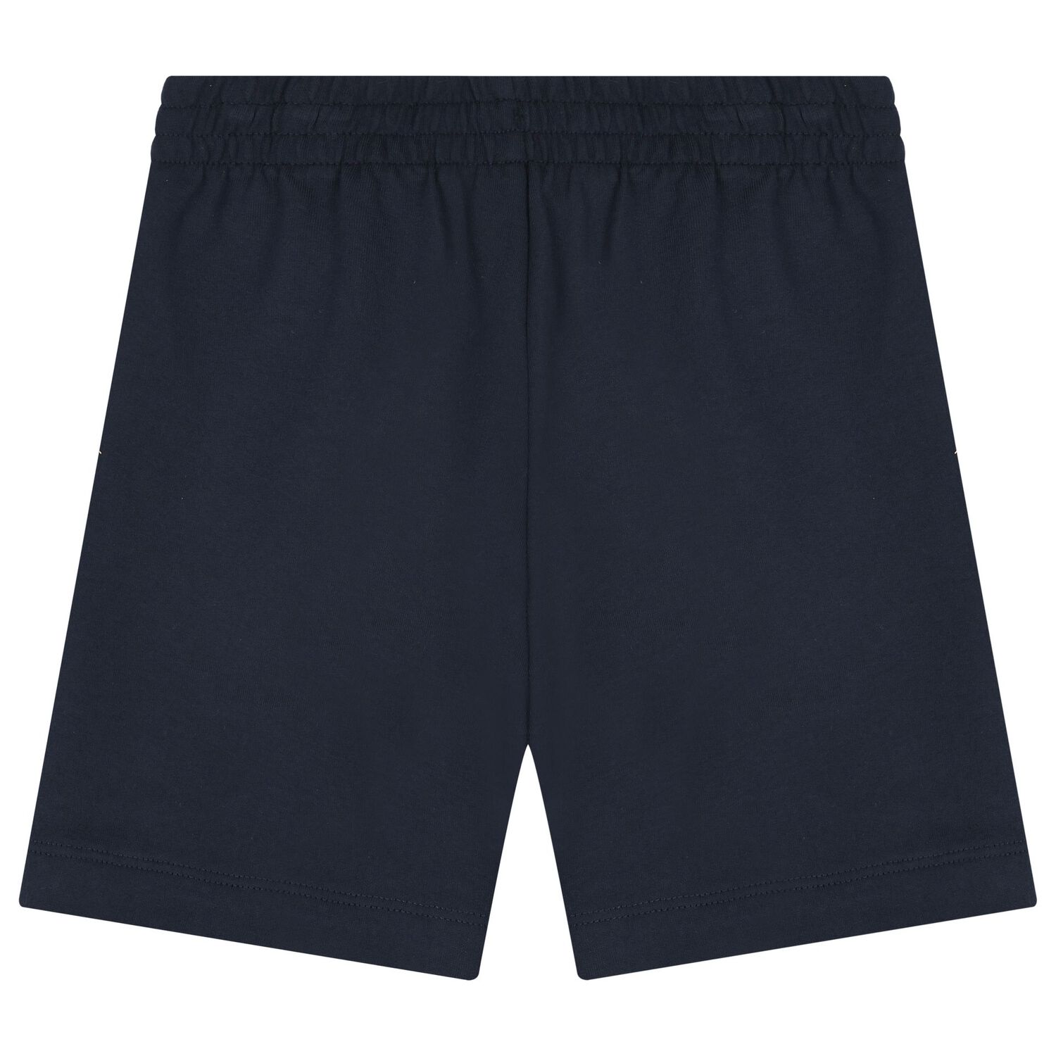 Boys Navy Blue Logo Shorts, 3, hi-res