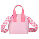 Girls Pink Logo Glittery Rainbow Handbag, 1, hi-res