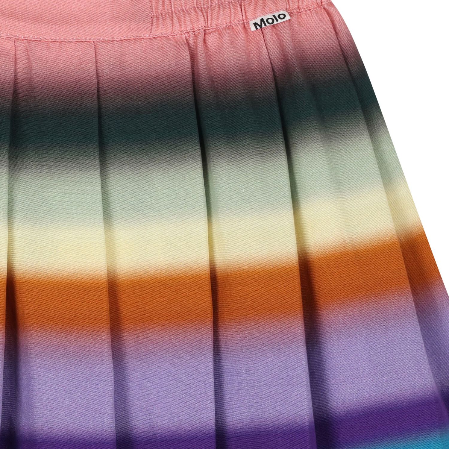 Girls Multi-Coloured Pleated Skirt, 1, hi-res