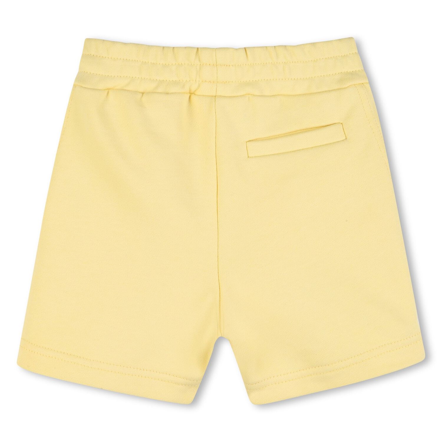 Younger Boys Yellow Logo Shorts, 1, hi-res