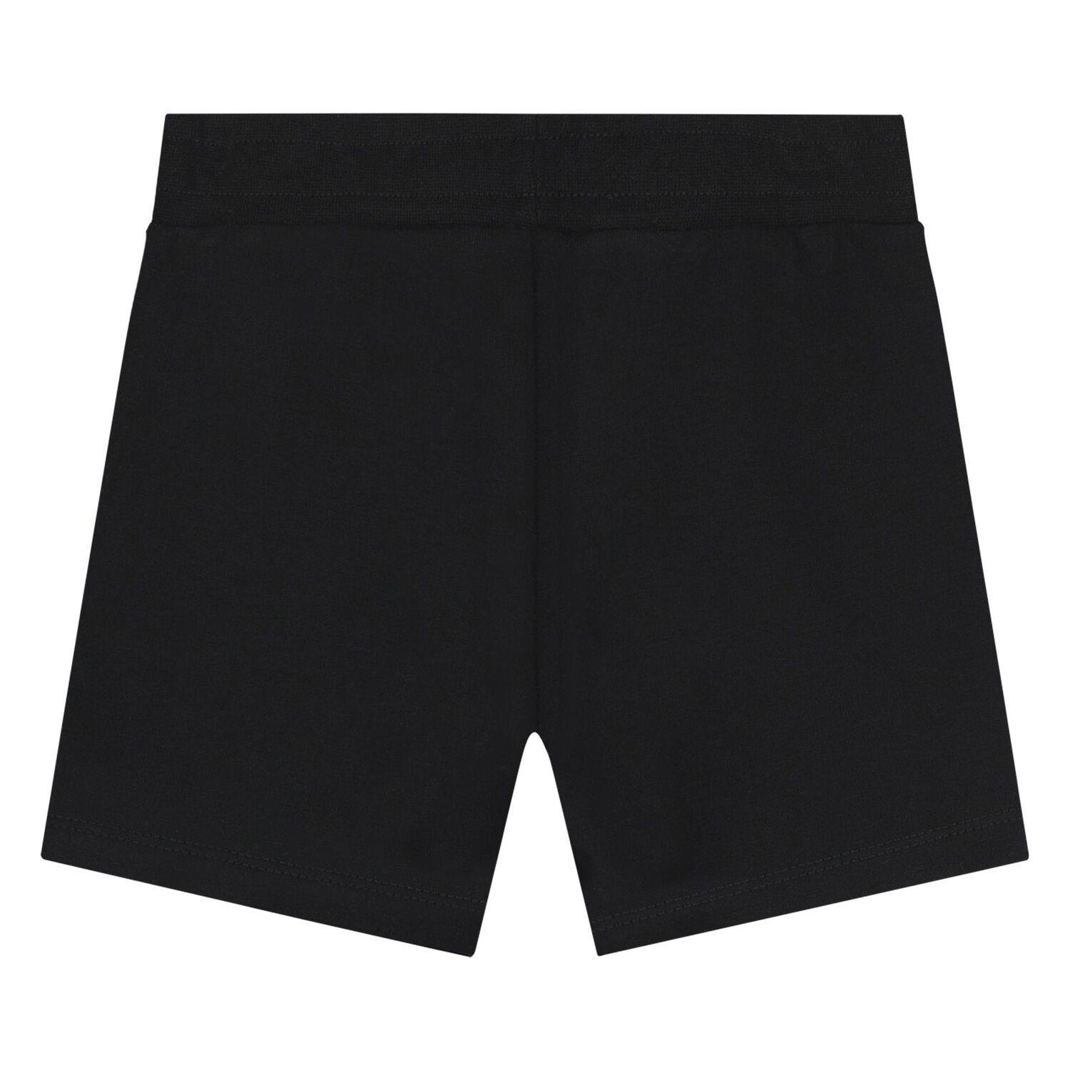 Younger White & Black Logo Shorts Set, 1, hi-res